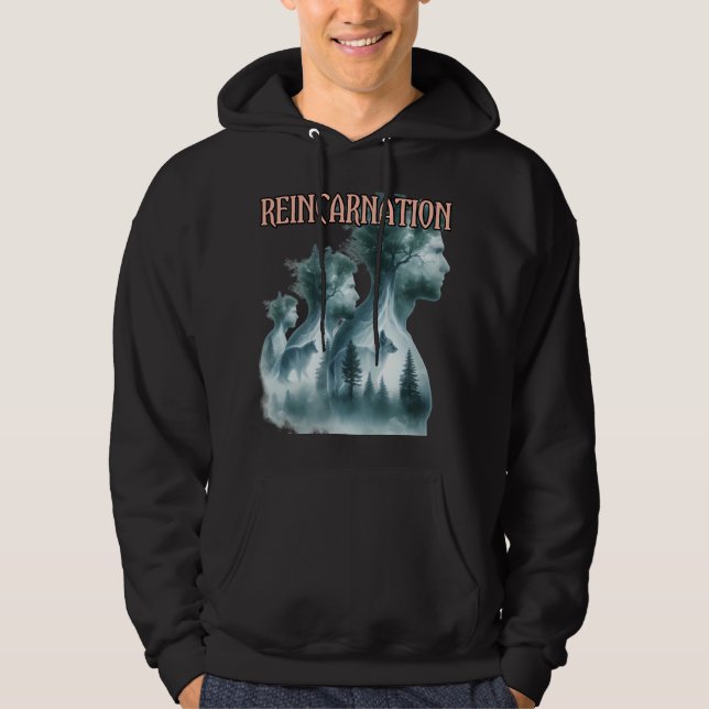 Veste À Capuche Capuche de pull-over pour adulte (Devant)