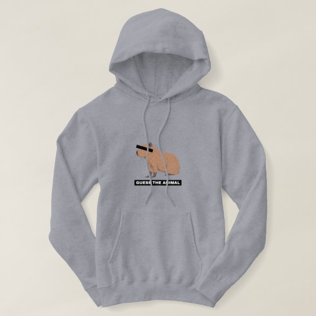 Veste À Capuche Capybara (Design devant)