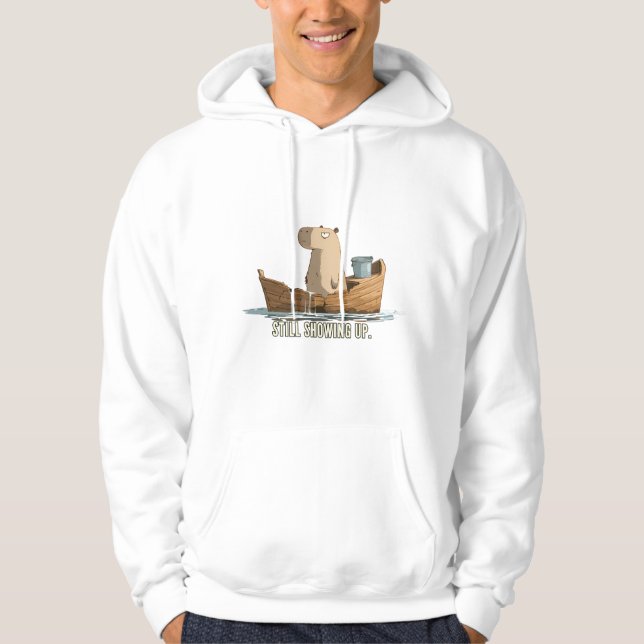Veste À Capuche Capybara Toujours Présent (Devant)