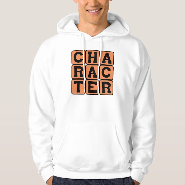Veste À Capuche Caractère, motivation (Devant)