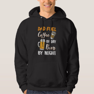 Veste À Capuche Carburant de Papa Café le Jour Bière la Nuit Bon P