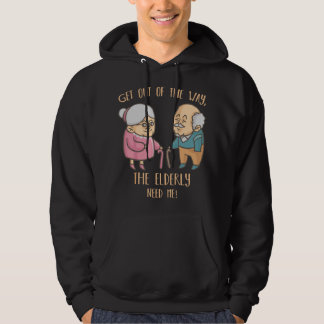 Veste À Capuche Caregiver Nurse Funny Elder People Retirement Home