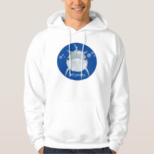 Veste À Capuche Caricature joli dauphin kawaii kawaii