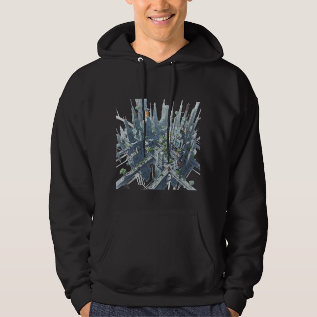 Veste À Capuche Carnage de béton (Devant)