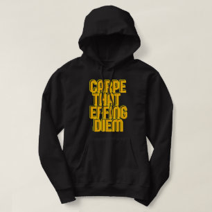 Veste À Capuche CARPE That EFFING DIEM drôle citation latine