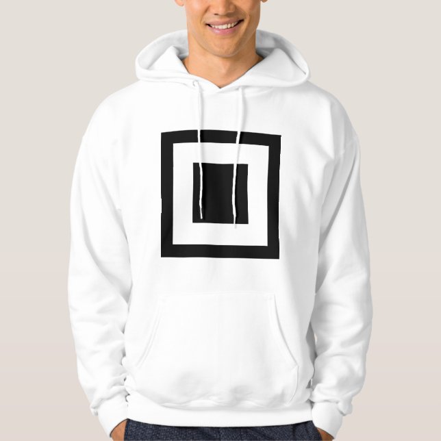 Veste À Capuche Carré dans un Carré (Devant)
