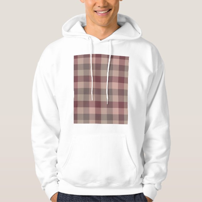 Veste À Capuche Carreaux blushwood (Devant)