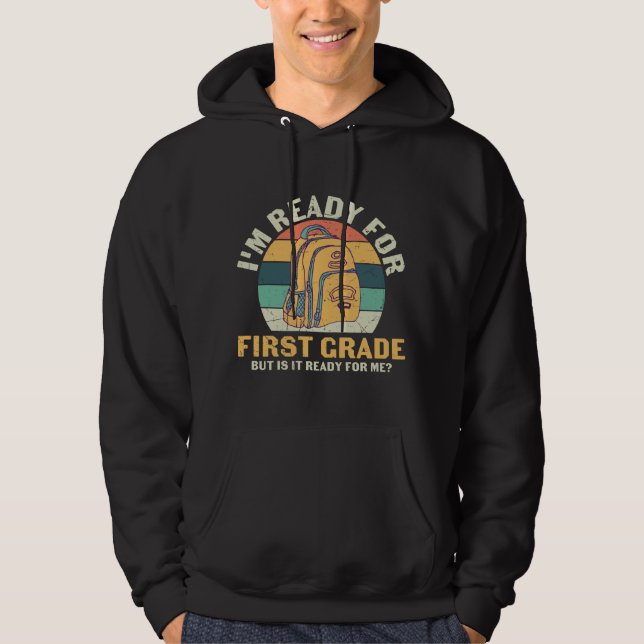Veste À Capuche Cartable Première Année Premier Jour d'École Cadea (Devant)