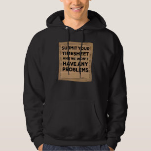 Veste À Capuche Carte d'appréciation des employés de l'équipe de s