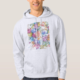 Veste À Capuche Carte de la ville de Rawalpindi Pakistan