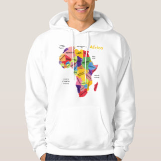 Veste À Capuche Carte de l'Afrique