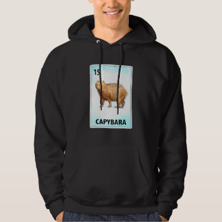 Veste À Capuche Cartes Capybara Mexicaine