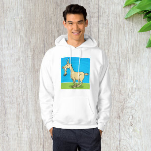 Veste À Capuche Cartoon de chèvre souriant animal de ferme
