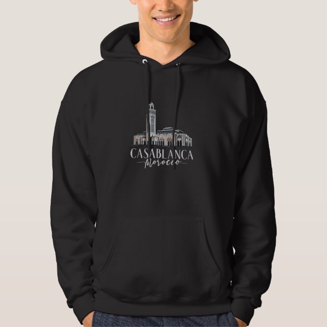 Veste À Capuche Casablanca Maroc Art urbain architectural (Devant)