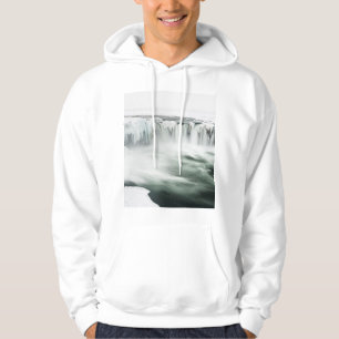 Veste À Capuche Cascade de Godafoss, hiver, Islande