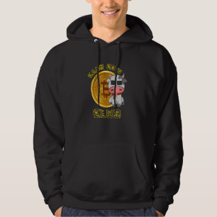 Veste À Capuche Cash Cow Club Bitcoin Crypto Hodto Mines