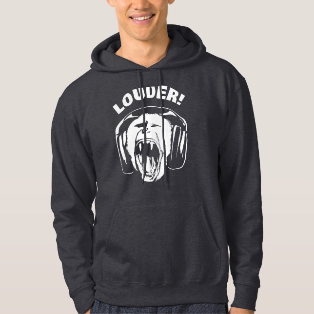 Veste À Capuche Casques Monkey Loud Music Lover (Devant)