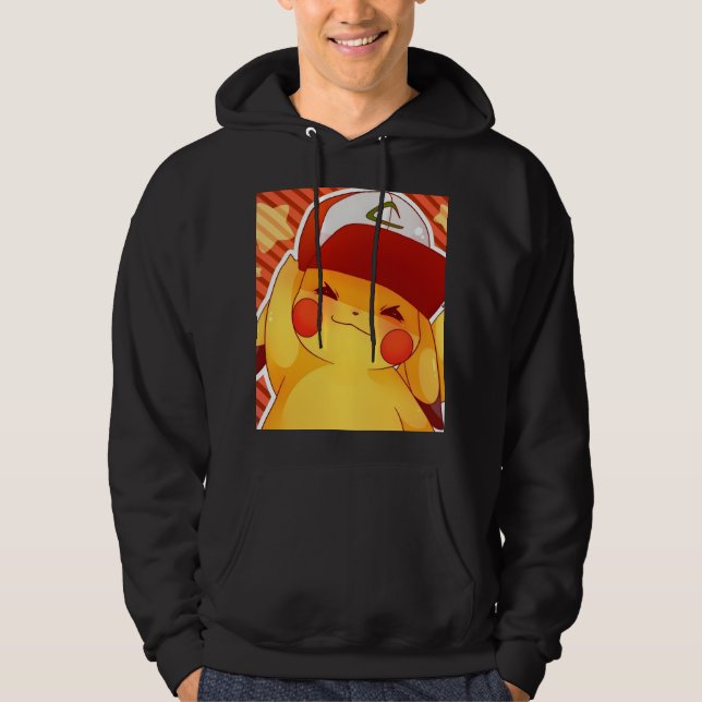 Veste À Capuche Casquette de dresseur Pikachu  (Devant)