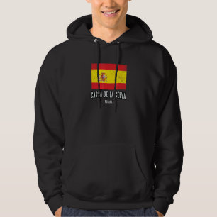 Veste À Capuche Cass De La Selva Espagne Es Drapeau Ville - Bander