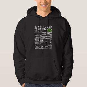 Veste À Capuche Cassoulet de Haricots Verts Nutrition Faits Alimen