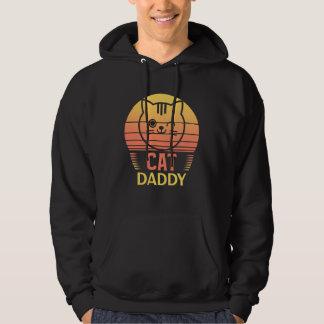 Veste À Capuche Cat Daddy  for Men  Cat Dad Ca Vintage Cat  2