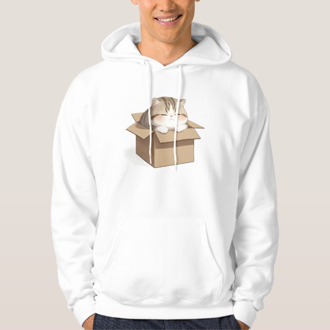 Veste À Capuche Cat in the Box Shirt (Devant)