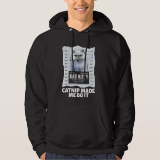Veste À Capuche Cats Perse CATNIP M'A FAIT FAIRE FAIRE C'est drôle
