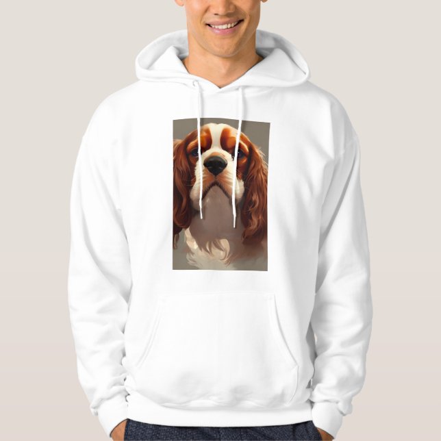 Veste À Capuche Cavalier King Charles Spaniel AI5 (Devant)