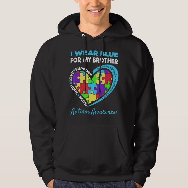 Veste À Capuche Ce design de Sensibilisation sur l'autisme s'adres (Devant)