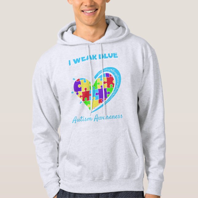 Veste À Capuche Ce design de Sensibilisation sur l'autisme s'adres (Devant)