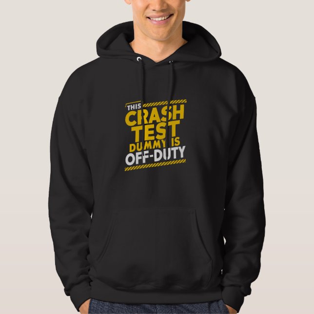 Veste À Capuche Ce mannequin d'essai de collision est hors service (Devant)