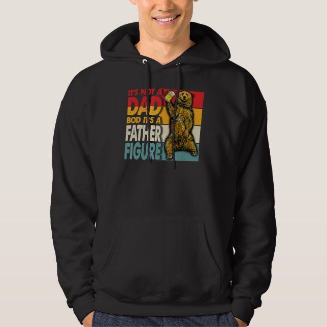 Veste À Capuche Ce n'est pas un papa Bod C'est un père Figure 8 (Devant)