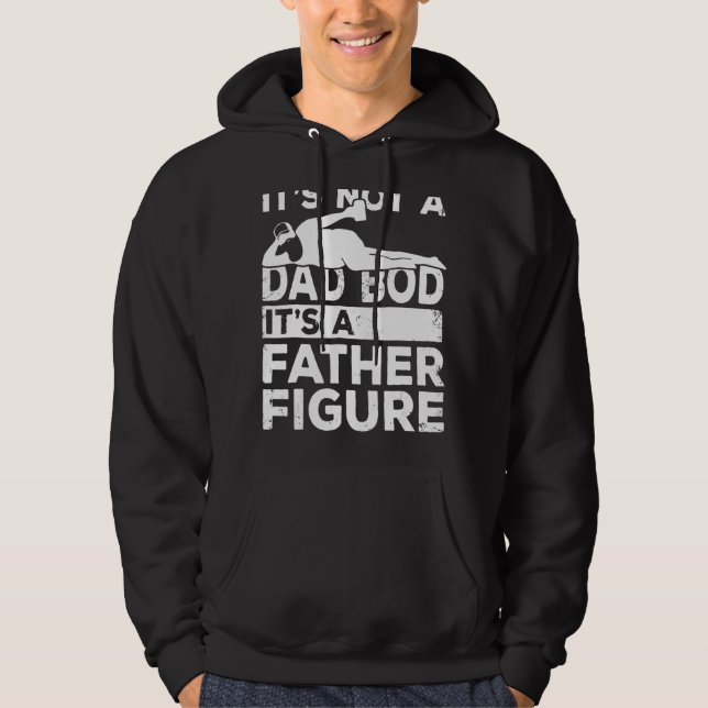 Veste À Capuche Ce n'est pas un papa Bod C'est une figure de père  (Devant)