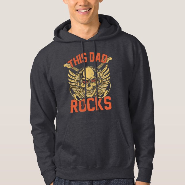 Veste À Capuche Ce Papa Tire 🎸 🔥 (Devant)