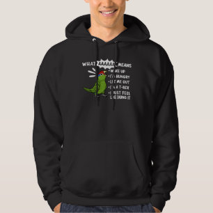 Veste À Capuche Ce que AAAAAA signifie Je hurle Mexicain roux A