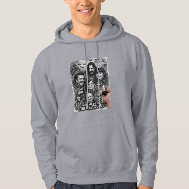 Veste À Capuche Ce que nous faisons dans les ombres Funny Vampire  (Devant)
