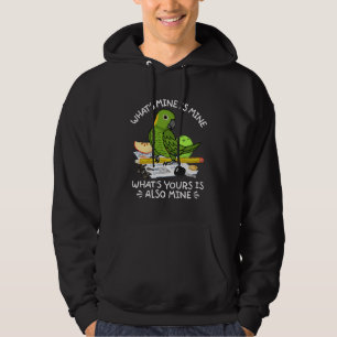 Veste À Capuche Ce que vous êtes, c'est mon perroquet I Jaune nape