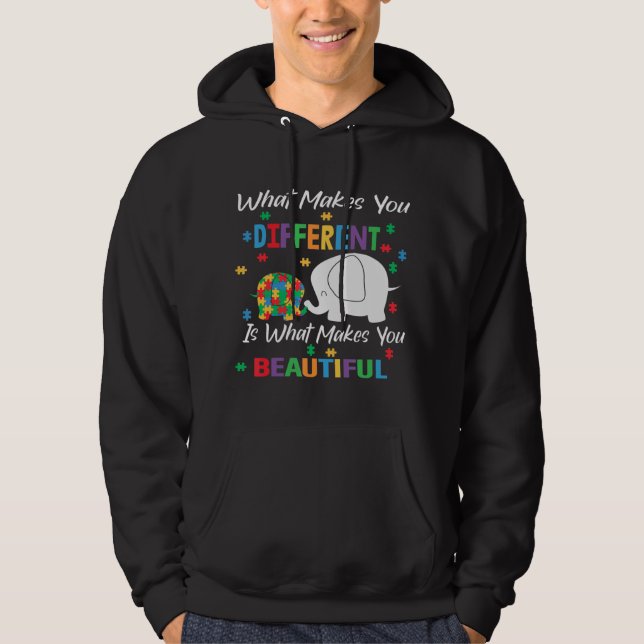 Veste À Capuche Ce Qui Vous Rend Différent, C'Est Ce Qui Vous Rend (Devant)