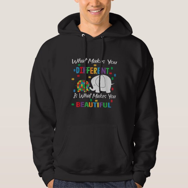 Veste À Capuche Ce Qui Vous Rend Différent, C'Est Ce Qui Vous Rend (Devant)