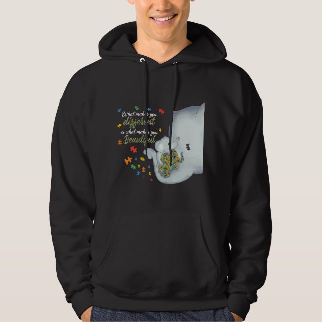 Veste À Capuche Ce Qui Vous Rend Différent, C'Est Ce Qui Vous Rend (Devant)