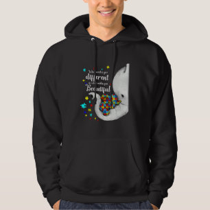 Veste À Capuche Ce qui vous rend différent Éléphant Maman Enfant A