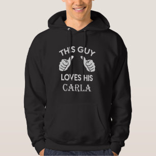 Veste À Capuche Ce type adore son anniversaire de la Saint Valenti