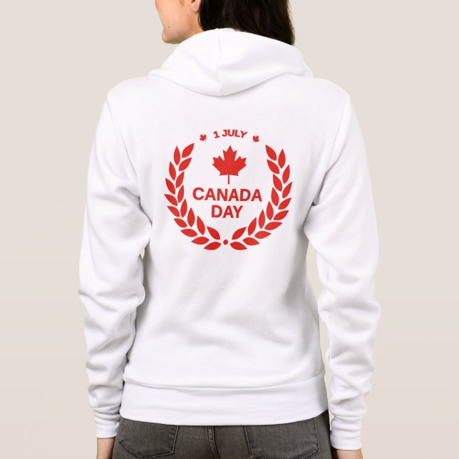 Veste À Capuche Célébration de la Fête du Canada-24658 (Dos)