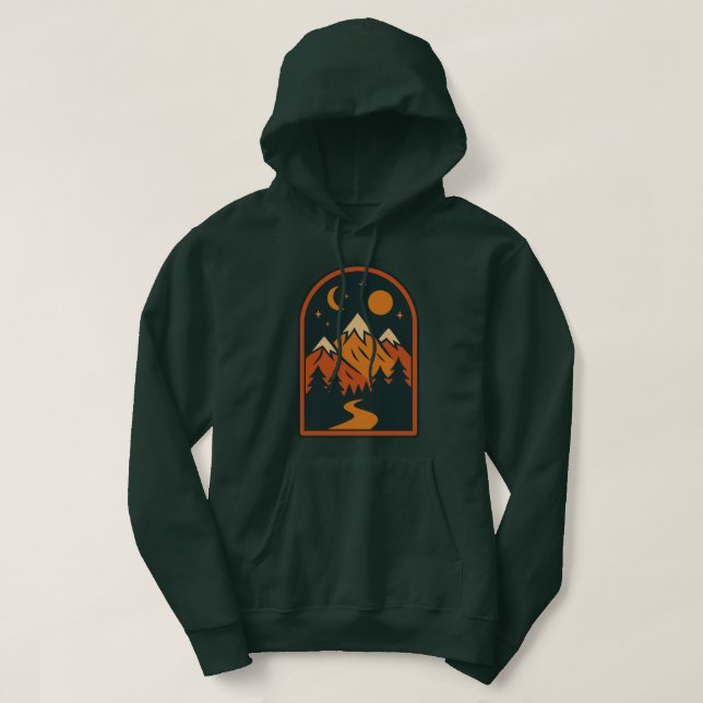 Veste À Capuche Celestial Landscape Men's Hooded Sweatshirt (Design devant)