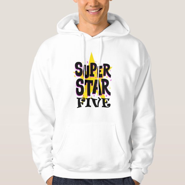 Veste À Capuche Cène Stars Cinq T-Shirt (Devant)
