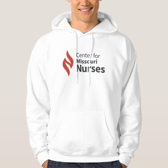 Veste À Capuche Center for Missouri Nurses White Hoodie (Devant)