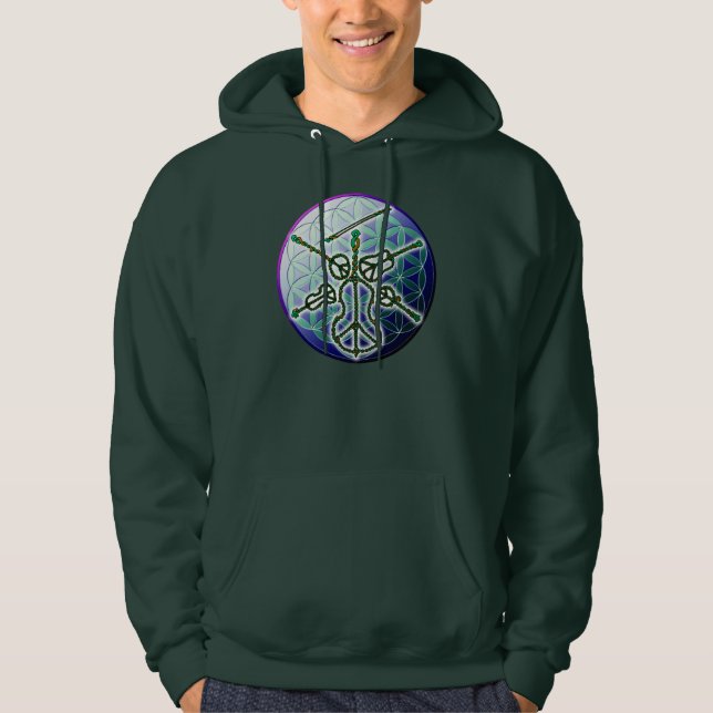 Veste À Capuche Cercle celtique de paix de Bluegrass hoody (Devant)
