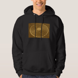 Veste À Capuche cercle de culture de vague de tournesol