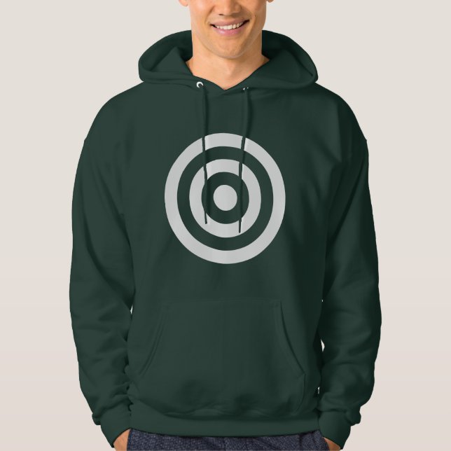 Veste À Capuche Cercles concentrés (Devant)
