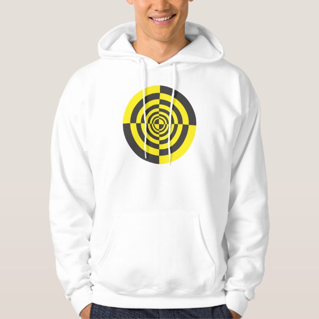 Veste À Capuche Cercles hypnotiques (Devant)